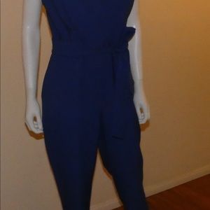 Royal blue jumpsuit NY&Co